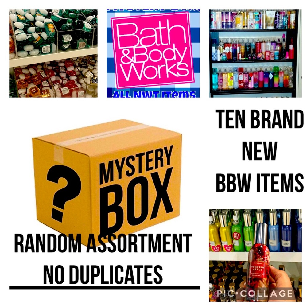 MYSTERY BUNDLE of 10 brand new authentic Bath and Body Works Products
